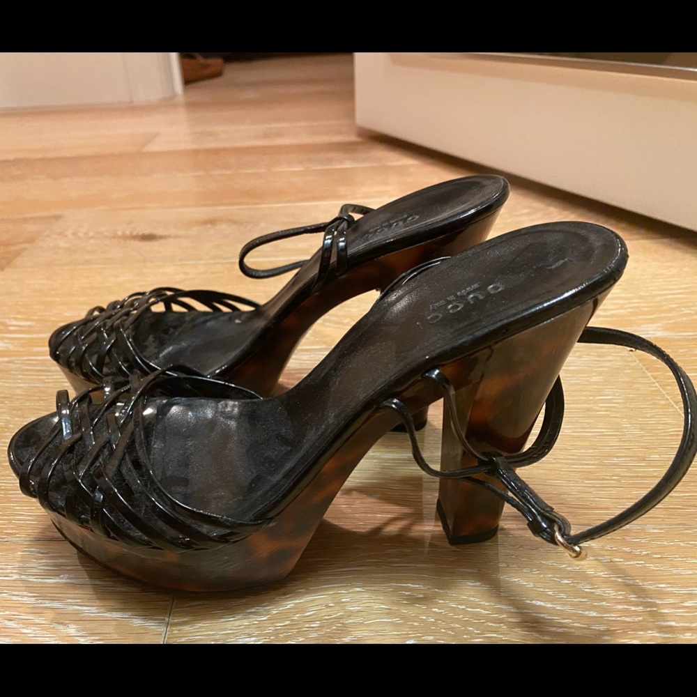Gucci Tortoise Platform Sandal / Heel